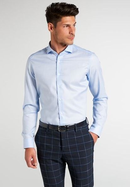 Eterna Langarmhemd »SLIM FIT«, NON IRON (bügelfrei)