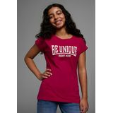 KIDSWORLD T-Shirt »Be unique - right now«, kurzärmelig, bedruckt, Rundhalsausschnitt