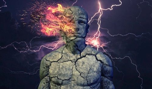 Papermoon Fototapete »Abstrakter Humanoid«