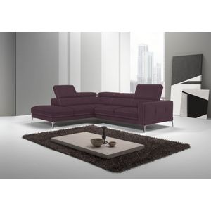 Egoitaliano Ecksofa »Claudie, Designsofa mit extrakomfortablem Sitzkomfort«, Inkl. Kopfteilverstellung, L-Form