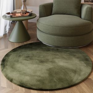 Esprit Hochflor-Teppich »Alice Kunstfell«, rund, 25 mm Höhe, Kaninchenfell-Haptik, besonders weich und dicht, für alle Räume