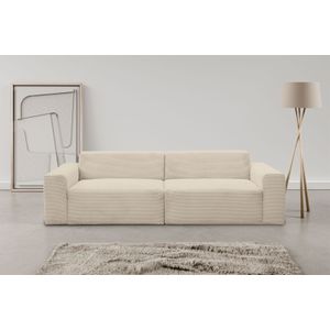 WERK2 Sofa »Zeus 3-Sitzer, Big-Sofa, Breite 256cm, Tiefe 105cm, modern und bequem«, Curvy Trend 3-Sitzer mit urbaner Optik