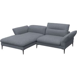 FLEXLUX Ecksofa »Salino, Funktionssofa mit Recamiere, Relaxsofa, Ecksofa«, Sofa mit Arm- und Kopfteil-Verstellungen, Kaltschaum & Stahl-Wellen
