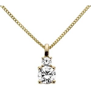 Firetti Kettenanhänger »Schmuck Geschenk Gold 333 Halsschmuck Anhänger für Halskette«, mit Zirkonia (synth.)