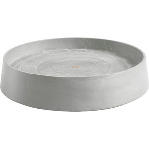 ECOPOTS Topfuntersetzer »mit Rollen Oslo 55 Weißgrau«, für innen und außen: frostsicher, bruchsicher und lichtbeständig