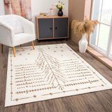 Carpet City Teppich »April 2308«, rechteckig, 10 mm Höhe, Läufer, weich durch Microfaser, Boho Ethno Look, Wohnzimmer