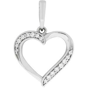 Vivance Kettenanhänger »925 Silber rhodiniert mit Zirkonia«