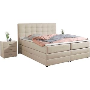Places of Style Boxspringbett »Ethan«, inkl. Topper und geräumigen Bettkasten erhältlich in H2, H3 und H4