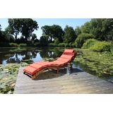 Garden Pleasure Gartenliege »NASSAU«, mit Wendeauflage