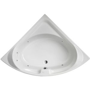 OTTOFOND Whirlpool-Badewanne »Laguna«, (Komplett-Set, 1 tlg.), Typ 1, chrom