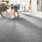 Andiamo Teppichboden »Verona, Velours, Made in Belgium«, rechteckig, 6 mm Höhe, Uni Farben, Breite 400 cm oder 500 cm, strapazierfähig, pflegeleicht