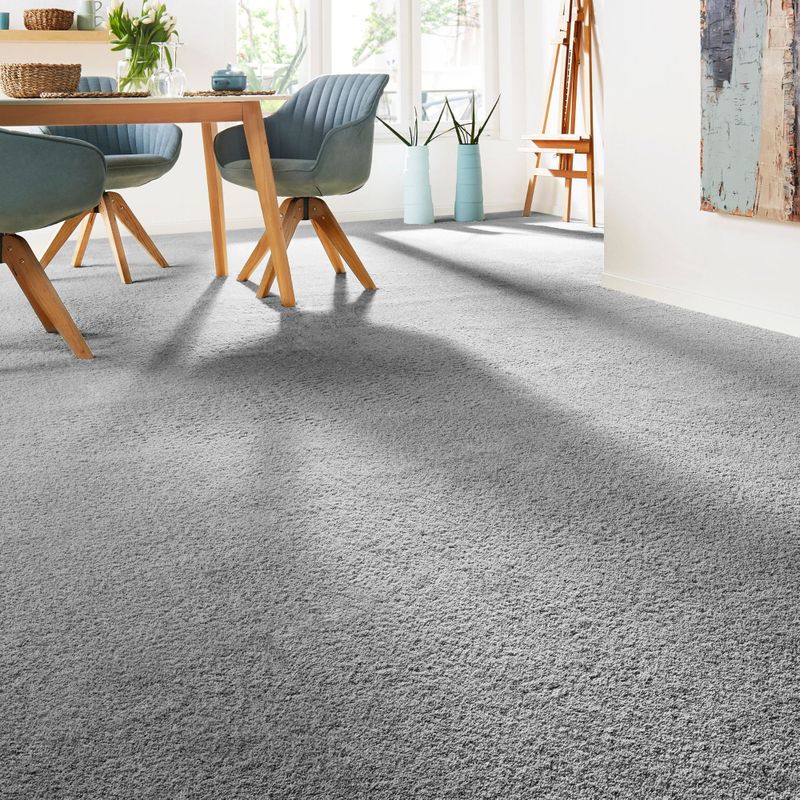 Andiamo Teppichboden »Verona, Velours, Made in Belgium«, rechteckig, 6 mm Höhe, Uni Farben, Breite 400 cm oder 500 cm, strapazierfähig, pflegeleicht
