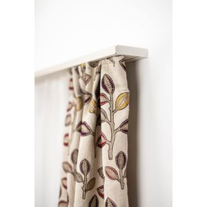 GARESA Gardinenschiene »Kunststoffschiene CREDO«, 2 läufig-läufig, Wunschmaßlänge, Deckenmontage, mit Kunststoffverbinder verlängerbar