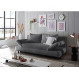 ED EXCITING DESIGN Schlafsofa »Sunny«, frei im Raum stellbar, mit Bettkasten, Schlaffunktion & 2 Rückenkissen