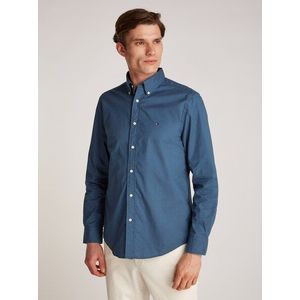 Tommy Hilfiger Businesshemd »FLEX POPLIN SOLID RF SHIRT 1«, mit Logostickerei