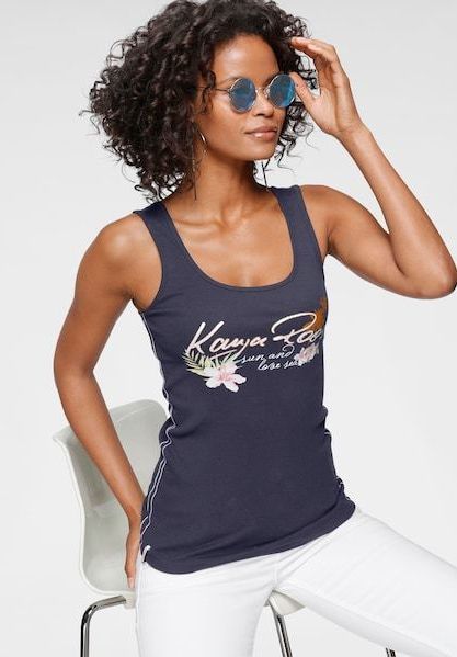 KangaROOS Tanktop, mit femininem Frontdruck