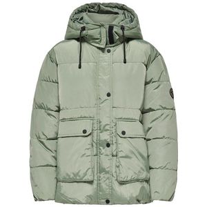ONLY Steppjacke »ONLNORA SHORT PUFFER CC OTW«, mit Kapuze
