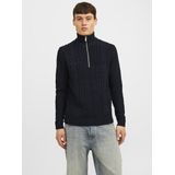 Jack & Jones Troyer »JJCRAIG KNIT HALF ZIP«, mit Zopfmuster
