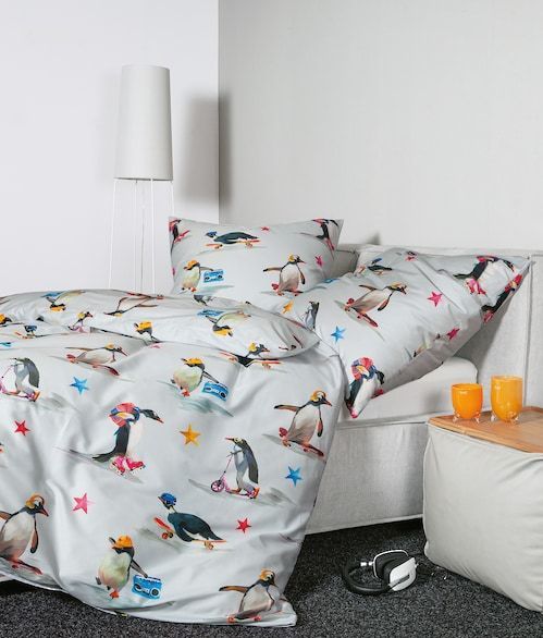 Janine Bettwäsche »Mako-Satin42132 09«, mit Reissverschluss