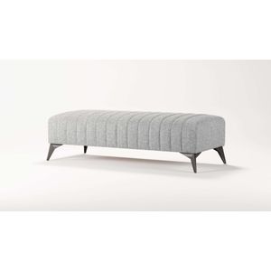 Places of Style Polsterhocker »MATTHEW Sitzhocker XXL, Maße B/T/H: 140/60/43 cm«, Steppung, belastbar bis 180 kg