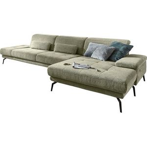 Die PlanBar Ecksofa »MP-IN20126 L-Form«, mit Kopfteilverstellung, optional Sitztiefen- & Armteilverstellung