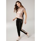 Laura Scott Shirtbluse, aus glänzendem Satin