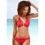 LASCANA Bügel-Bikini-Top »Scallop«, mit gelaserter Wellenkannte
