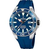 Festina Taucheruhr »Diver Collection«, Armbanduhr, Quarzuhr, Herrenuhr, Silikonarmband, Datum, Saphirglas