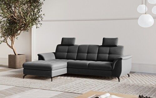 sit&more Ecksofa »Zora L-Form«, wahlweise mit Bettfunktion und Bettkasten