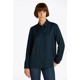 Tommy Hilfiger Hemdbluse »SOFT VISCOSE REGULAR LS SHIRT«, in Unifarbe, mit Metalllabel