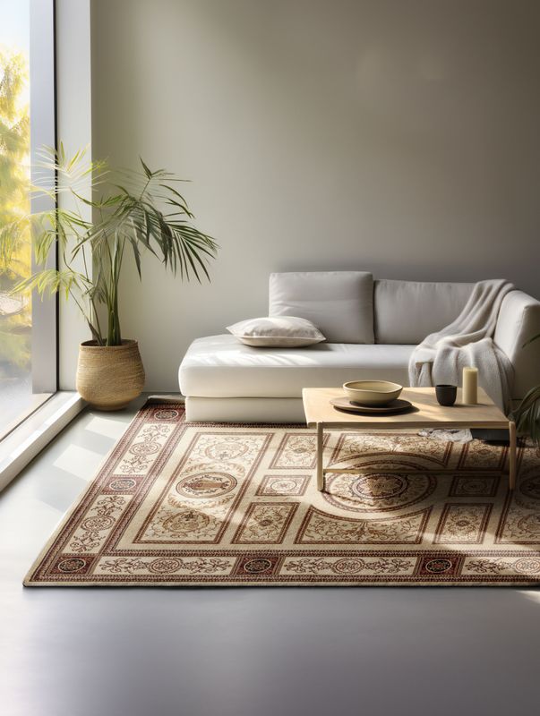 NORTHRUGS Teppich »Guzara«, rechteckig, 8 mm Höhe, Orient Optik, Läufer, strapazierfähig, pflegeleicht, robust