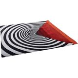 Gino Falcone Teppich »Cosima-117«, rechteckig, 3 mm Höhe, flachgewebt, Jaquard, mit Chenillegarn, modernes geometrisches Design