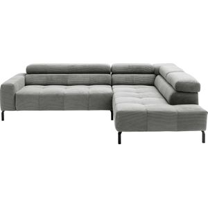 Places of Style Ecksofa »Cleveland, L-Form, incl. Kopfteilverstellung, Breite 276 cm«, wahlweise elektrischer Sitzvorzug