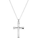 Firetti Kette mit Anhänger »Schmuck Geschenk Silber 925 Halsschmuck Halskette Silberkette Kreuz«