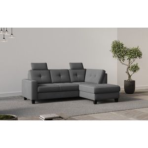 Places of Style Ecksofa »Varese«, Kreuznaht in beige