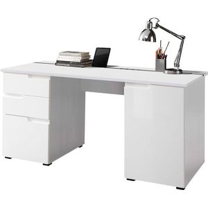 BEGA OFFICE Schreibtisch »Spice«, Home Office Desk mit Griffmulden, in 2 Breitenvarianten
