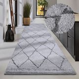ELLE DECORATION Designteppich »Perrotin«, rechteckig, 18 mm Höhe, Läufer, Shaggy, flauschig, weich, Langflor, modern, Hoch Tief Effekt