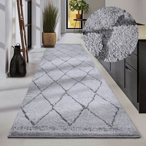 ELLE DECORATION Designteppich »Perrotin«, rechteckig, 18 mm Höhe, Läufer, Shaggy, flauschig, weich, Langflor, modern, Hoch Tief Effekt