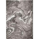 FLAIR RUGS Teppich »Marbled«, rechteckig, 12 mm Höhe, dezenter Glanz, mehrfarbig, modernes Marmor-Design