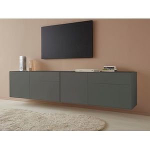LeGer Home by Lena Gercke Lowboard »Essentials«, (2 St.), Breite: 254cm, MDF lackiert, Push-to-open-Funktion