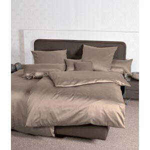 Janine Bettwäsche »Colors 31001«, (2 tlg.), in Mako Satin Qualität aus 100% Baumwolle, Bett- und Kopfkissenbezug mit Reißverschluss, pflegeleicht, feinfädig, MADE IN GREEN zertifiziert