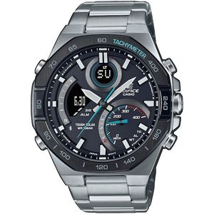 CASIO EDIFICE Smartwatch, Solaruhr,Armbanduhr,Herrenuhr,Stoppfunktion,Edelstahlarmband,Bluetooth