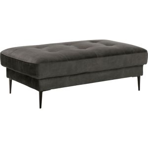 TRENDMANUFAKTUR Polsterhocker »Luzi, Polsterhocker, moderner Fußhocker«, passend zur Serie, extra hohe Metallfüße, 125 x 42x 72 cm