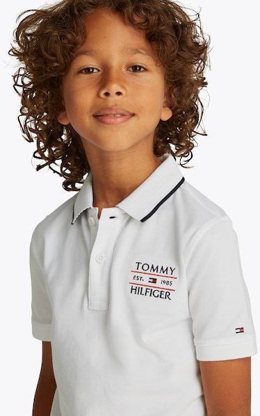 Tommy Hilfiger Poloshirt »TOMMY FLAG HILFIGER POLO REG SS«, mit Logo-Stickerei