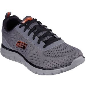 Skechers Slip-On Sneaker »TRACK-LESHUR«, Freizeitschuh, Trainingsschuh, Schlupfschuh im Materialmix