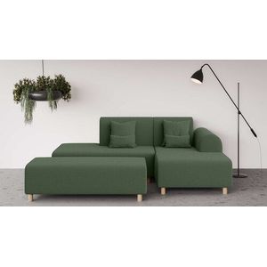 INOSIGN Ecksofa »Suyala«, L-Form mit Hocker