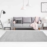 Carpet City Teppich »Moda Soft 2081«, rechteckig, 11 mm Höhe, Kurzflor, Uni-Farben, Weicher Flor