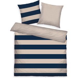 TOM TAILOR HOME Bettwäsche »BOLD STRIPES in Gr. 135x200cm, 155x220cm oder 200x220cm«, new bedroom, mit farbigem Markenreißverschluss
