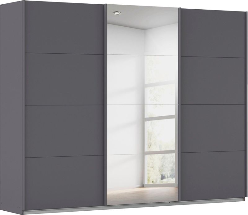 rauch Schwebetürenschrank »Kleiderschrank Schrank OTTO´S CHOICE Garderobe AGORDO«, (in zwei Griff-Farben), Top Innenausstattung, in 4 Breiten und 2 Höhen MADE IN GERMANY