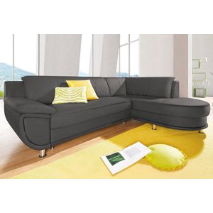 TRENDMANUFAKTUR Ecksofa »Rondo, zeitlos und elegant, OTTOs Choice, bequem, L-Form«, wahlweise mit Federkern, wahlweise mit Bettfunktion